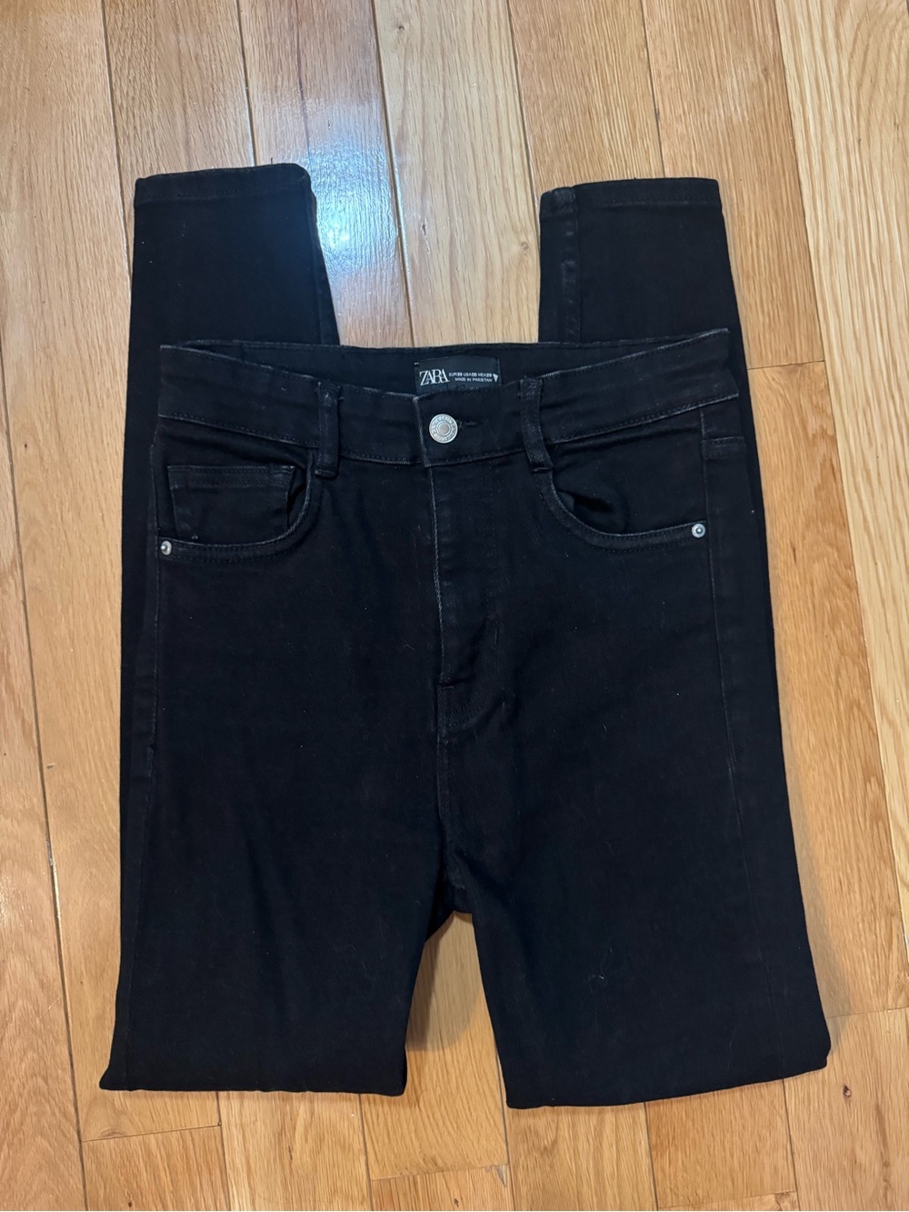Zara Men's Black Skinny Jeans